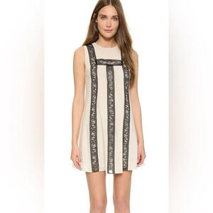 Alice + Olivia Edwina Pintuck Flare Dress